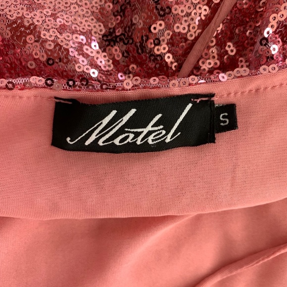 Pink Sequin Mini Dress - Picture 2 of 4